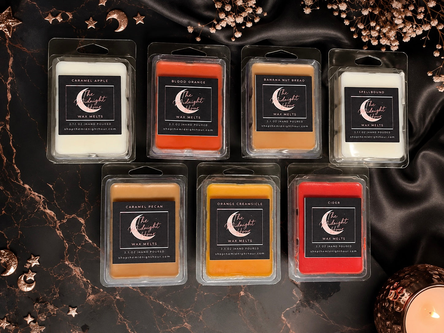 The Midnight Melt: Wax Melts and Snap Bars