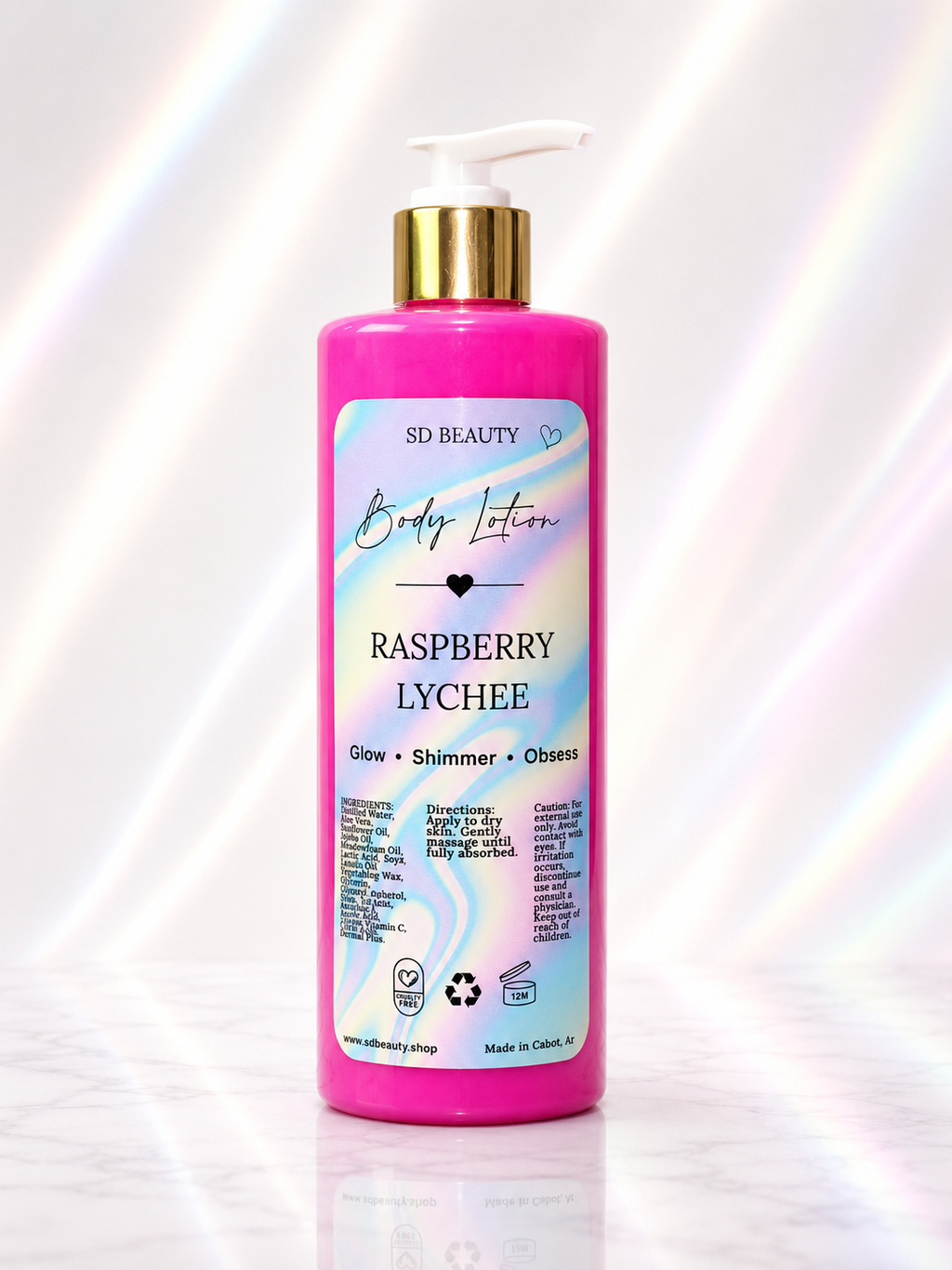 Raspberry Lychee Moisturizing Lotion